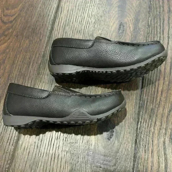 Boys Slip On Dress Shoes - Dk Brown - Size 11 - Picture 2 of 5